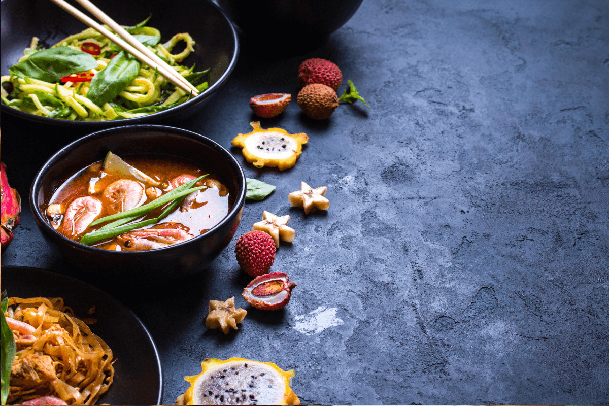 Resto de nourriture thaïlandaise